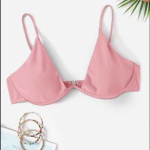 Underwire Spaghetti Strap Bikini Top